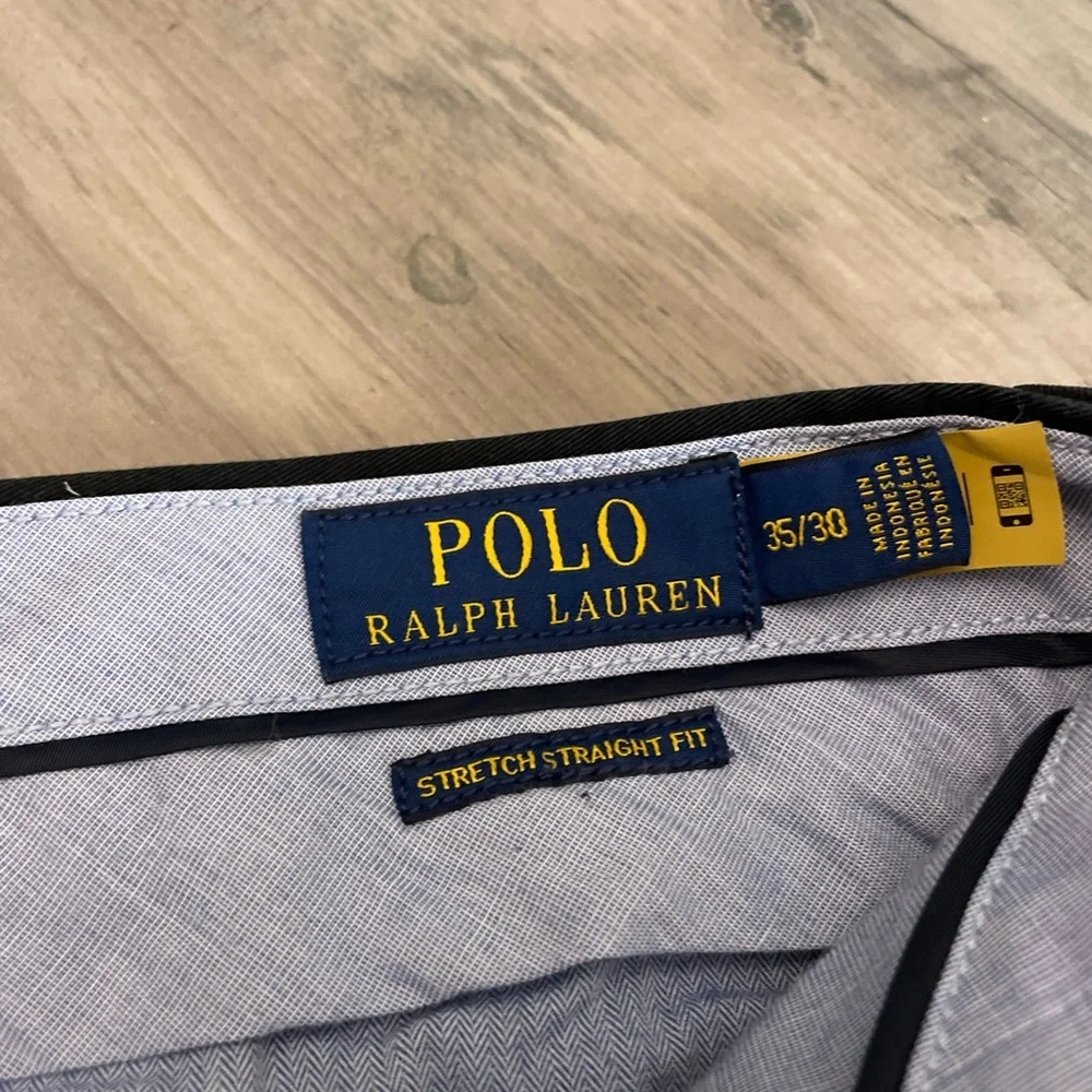Polo Ralph Lauren men’s black stretch straight fit size 35/30